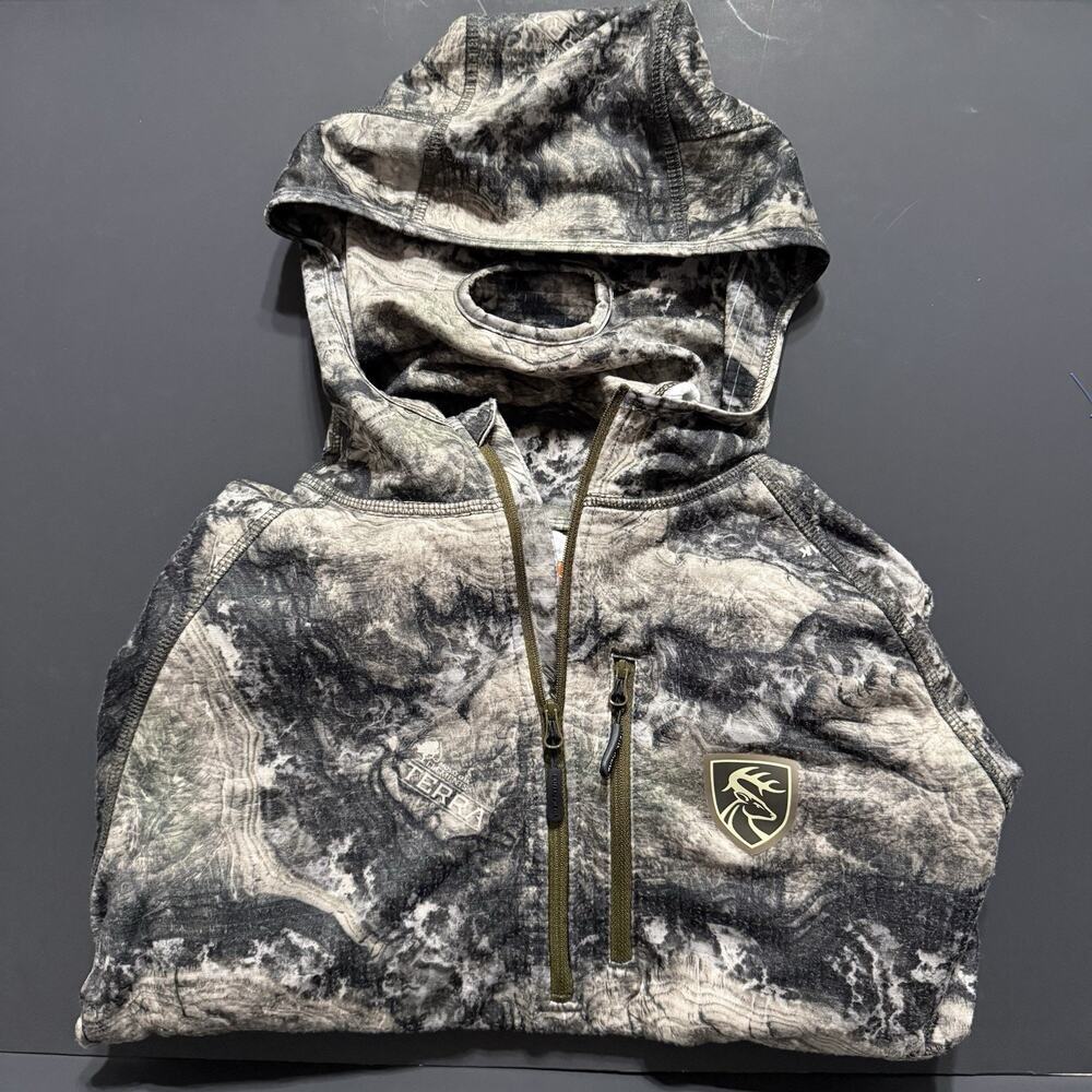 Non-Typical by Drake Camo Mossy Oak Terra Agion ActiveXL Face Mask Hoodie Men S